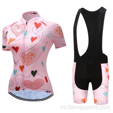 Ropa de bicicleta de traje de ropa deportiva personalizada OEM